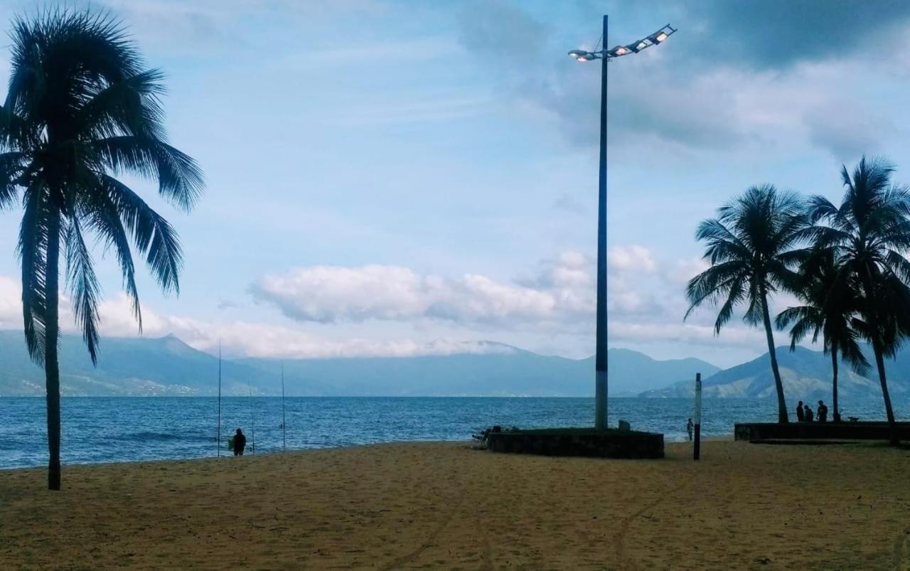 Appartamento Pé na Areia Martim de Sá Caraguatatuba Esterno foto